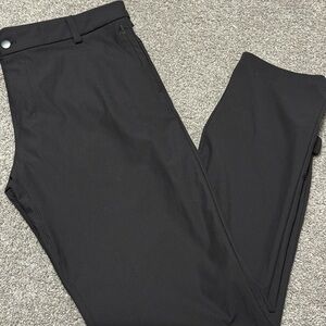 Lululemon Commission Black Warpstreme Pants 36W x 32L